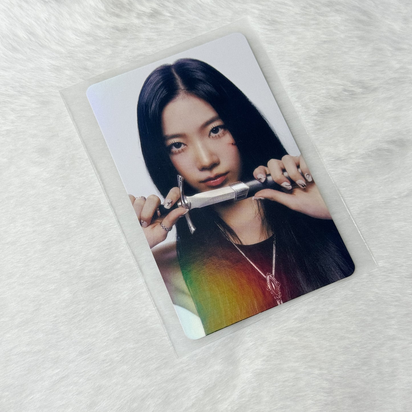 Lesserafim Kazuha Unforgiven Weverse Japan Holo Photocard