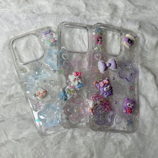 Resin Deco iPhone 15 Pro Phone Case