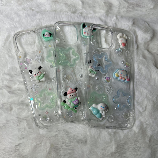 Resin Deco iPhone 15 Phone Case