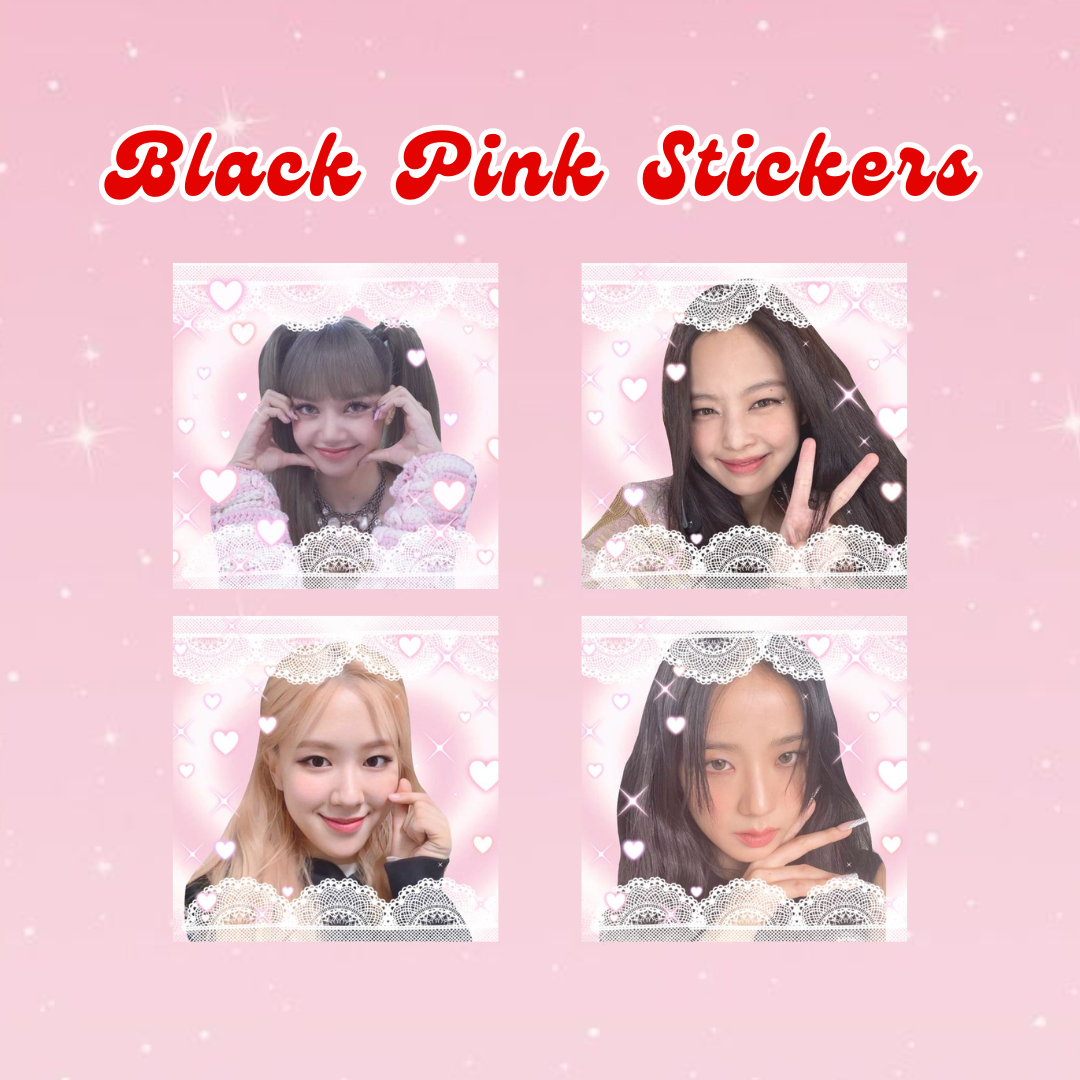 Black Pink Kpop Sticker