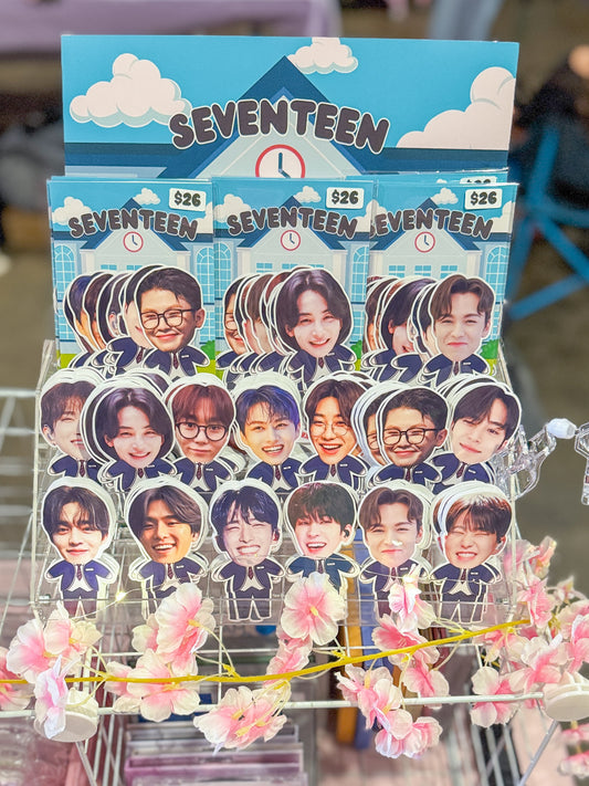 Seventeen Die Cut sticker