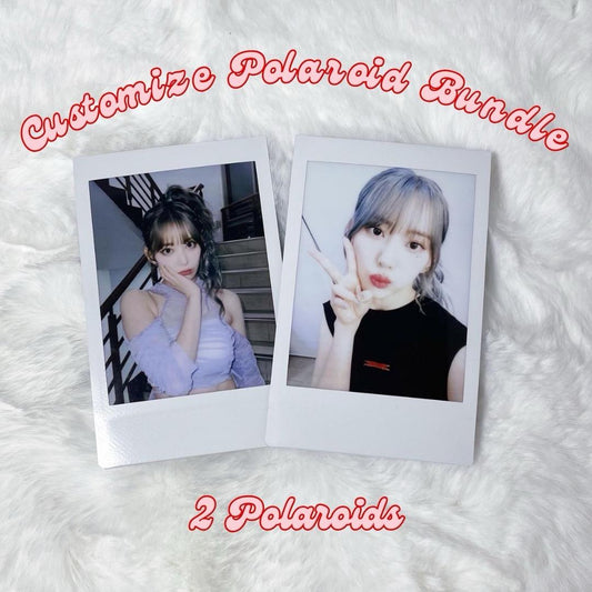 2 Custom Polaroid Bundle